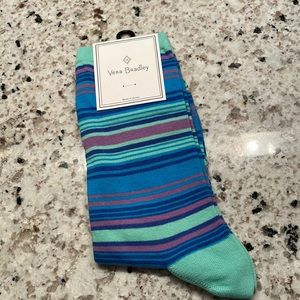 Vera Bradley Southwest stripe crew socks, NWT